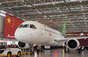 China, C919, luchtvaart, luchthaven, passagiersvliegtuig, shanghai